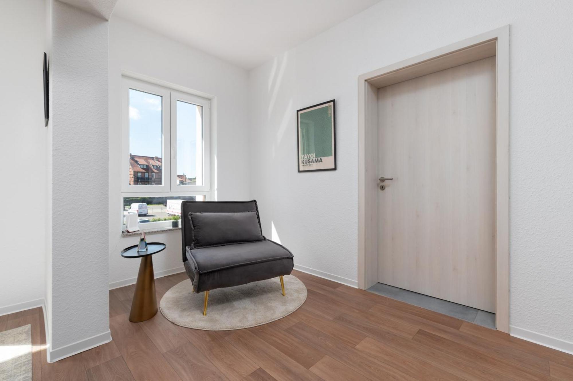 Design-Wohnung, Altstadt, Parkplatz, Netflix Quedlinburg Luaran gambar